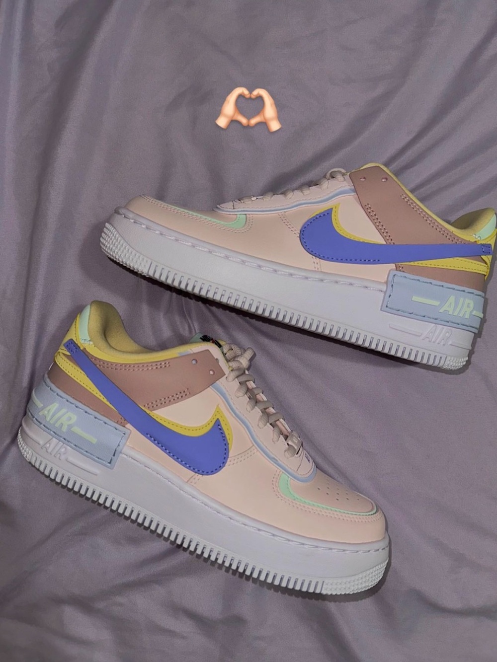 Nike Air Force 1 Shadow Women’s Sneakers - Pastel Multicolor